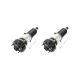 Pair Set of 2 Front Arnott Reman Air Susp Struts For Audi with Standard Susp