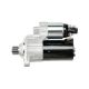 19214N New Starter Motor Compatible with Volkswagen GTI, CC, Jetta, A3, Beetle, Eos, S3, Golf Alltrack, Golf R, Golf, TT Quattro, Passat, Golf SportWagen 1.1KW Replace 19214N