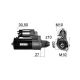 Starter Motor EM720G MSN2177 8EA 012 527-252 254260V 101072 CST15181OS