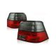 Red Smoked Tail Ligths For VW Golf IV MK4 Hatchback Rear lamps assebly