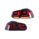 LH+RH Sequential Tail Light Rear Lamps For 10-14 Volkswagen Golf 6 MK6 R