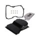 Transmission Oil Pan Set with Gasket, Drain Plug & Filter for VW Passa