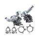 K03 Turbo Kit with Gasket and Wastegate Actuator Fit for Audi A4, A4 Quattro, A5, A5 Quattro, A6, A6 Quattro, allroad, Q5, 2.0L, TFSI - Replaces 06H145702S, 06H145702L