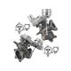 GT1549SL Left & Right Turbo Kit Fit for Ford Explorer Taurus 3.5 | Fit for Ford Flex Police Interceptor 3.5 Fit for Lincoln MKT MKS 3.5 2010-2019 Replaces# AA5Z6K682CA, A0007A0055