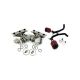 Billet 6+6 Upgraded Turbos 17T FOR BMW N54 335i 335xi 3.0L+Inlet Pipe+Air Filter