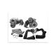 VIV V3 TD04-19T 11 blades Turbochargers+2
