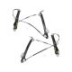 Car Door Glass Automotive Window Regulator Front Side Power without Motor compatible with 1 Series M 2011 135is 2013 15205915 51337165595